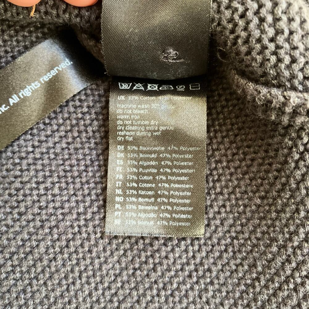 Musterbrand Mens Sz L Destiny Knitted Long Cardigan Stormcaller Grey Yellow - Picture 13 of 16